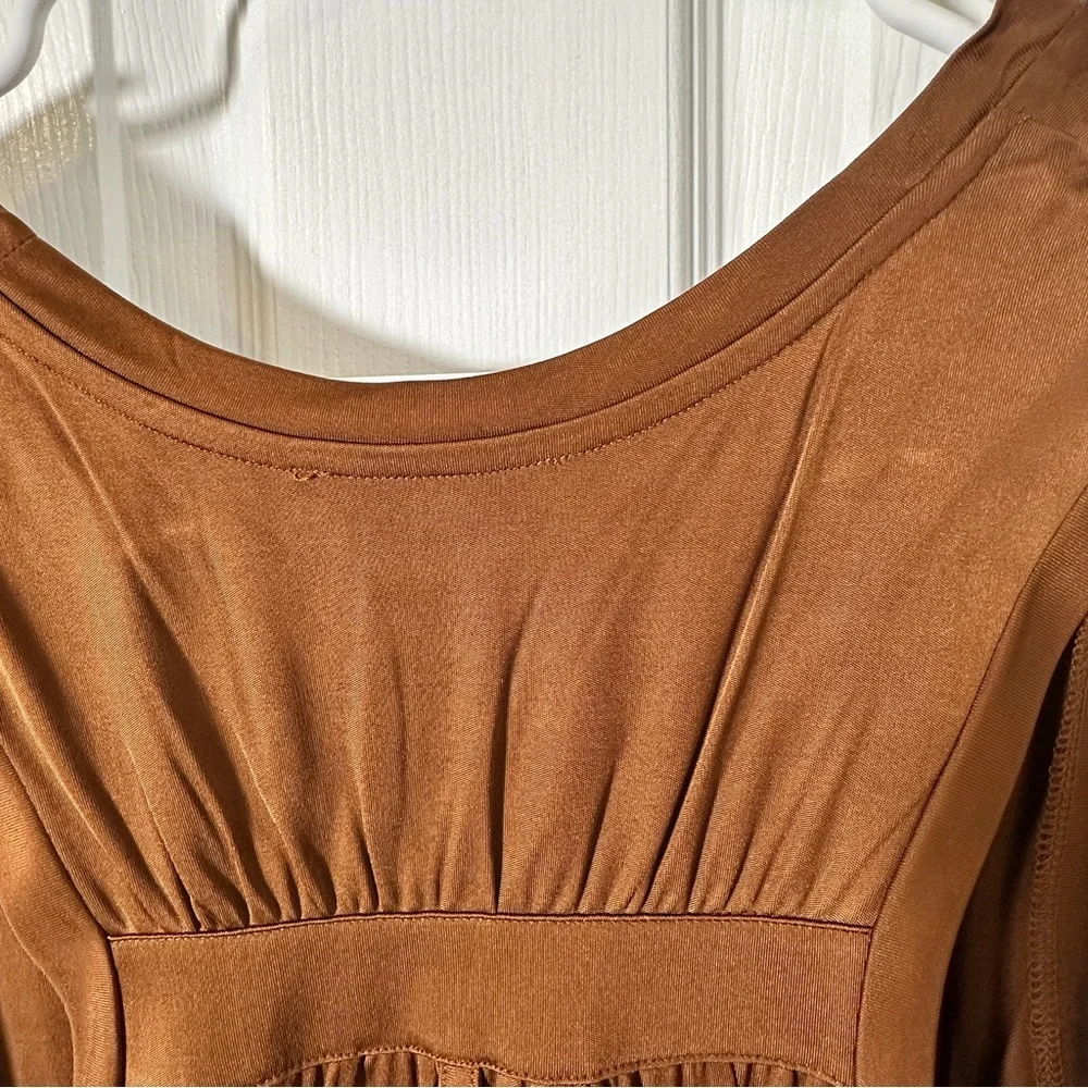 AllSaints Tessa Tank in Foxtail Brown - Picture 9 of 10